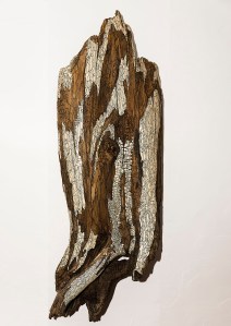 Aile d'Ange - 128 x 46 cm - acrylique sur bois flotté - © Annie Thérie